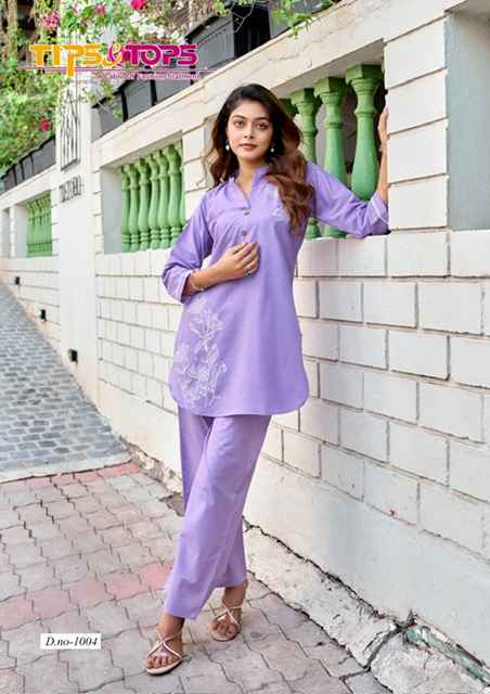 Tips & Tops Fabulous Cotton Co ord set 6 pcs Catalogue