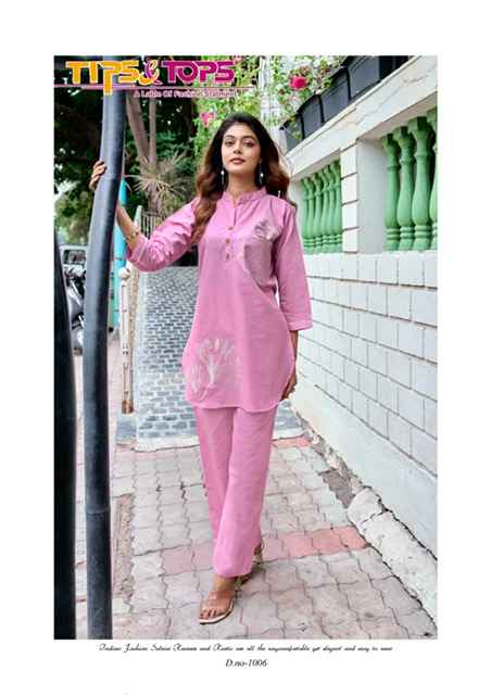 Tips & Tops Fabulous Cotton Co ord set 6 pcs Catalogue