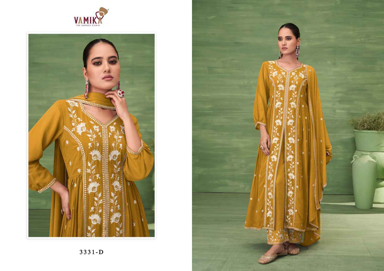 Vamika Ashima Vol 1 Readymade Georgette Dress 5 pcs Catalogue
