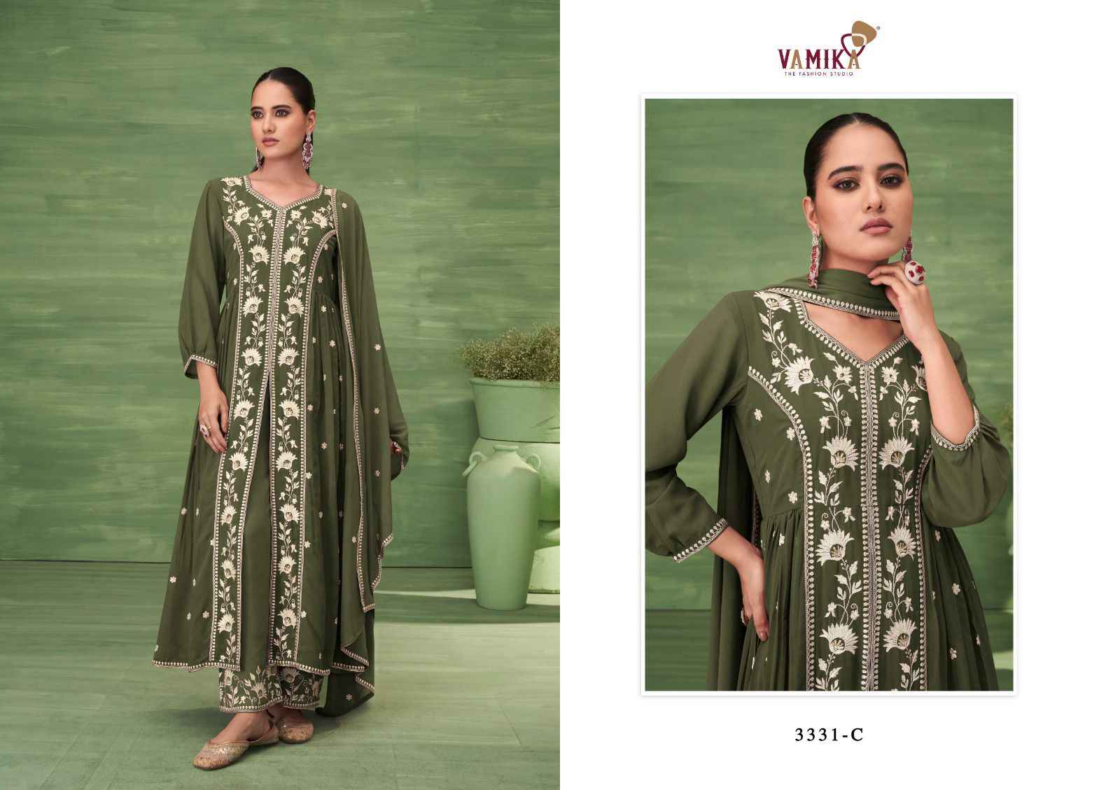 Vamika Ashima Vol 1 Readymade Georgette Dress 5 pcs Catalogue