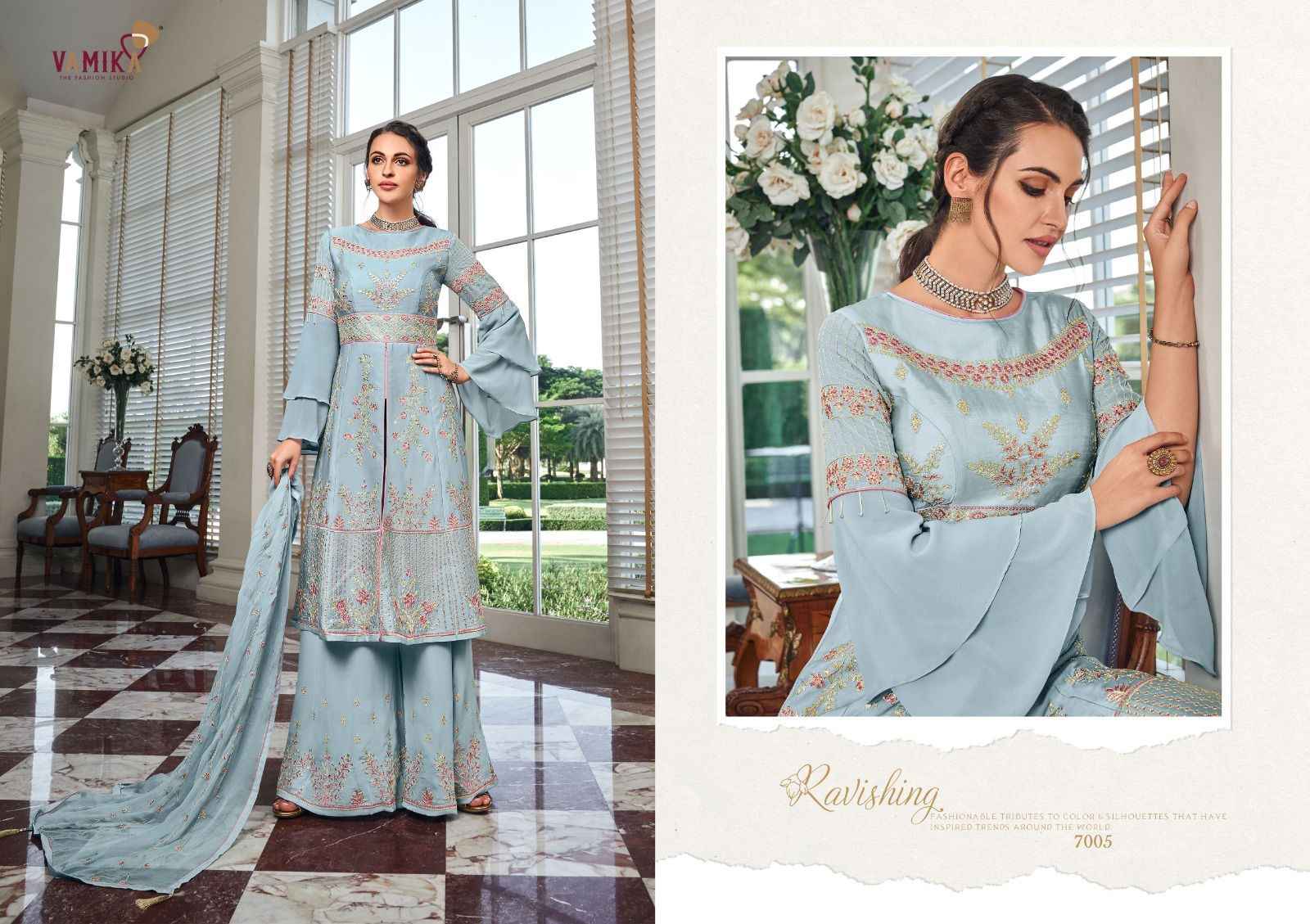 Vamika Riyaaz Nx Readymade Georgette Dress 4 pcs Catalogue