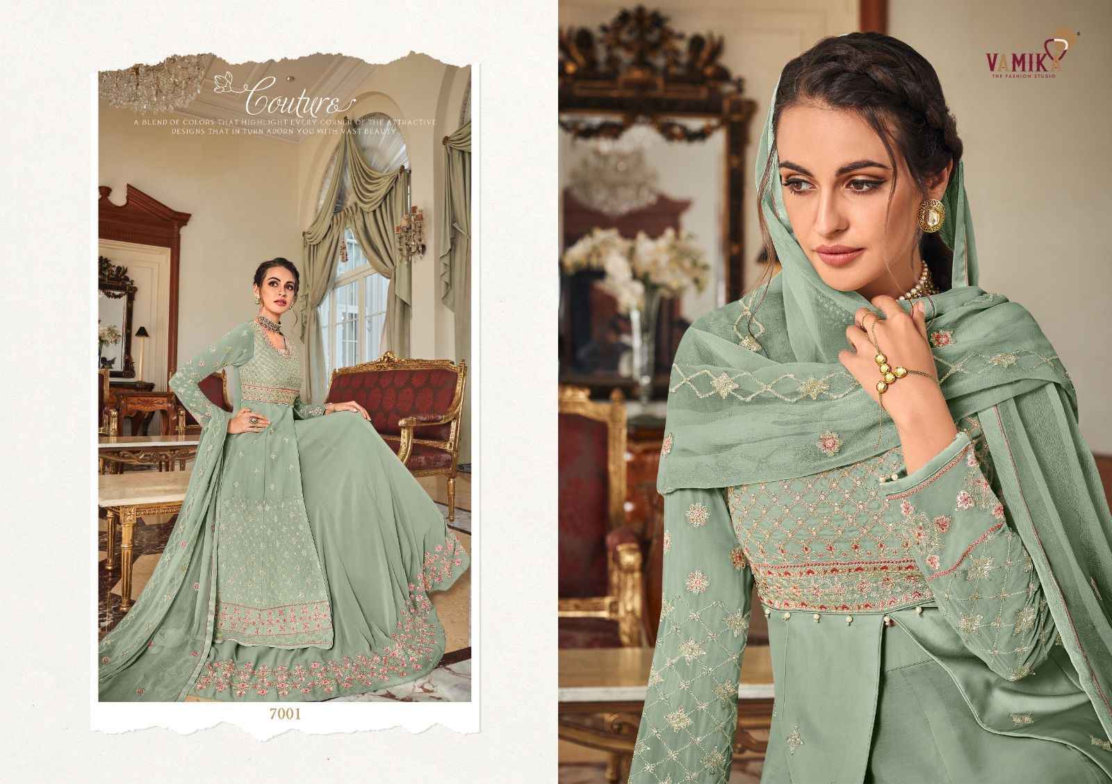 Vamika Riyaaz Nx Readymade Georgette Dress 4 pcs Catalogue