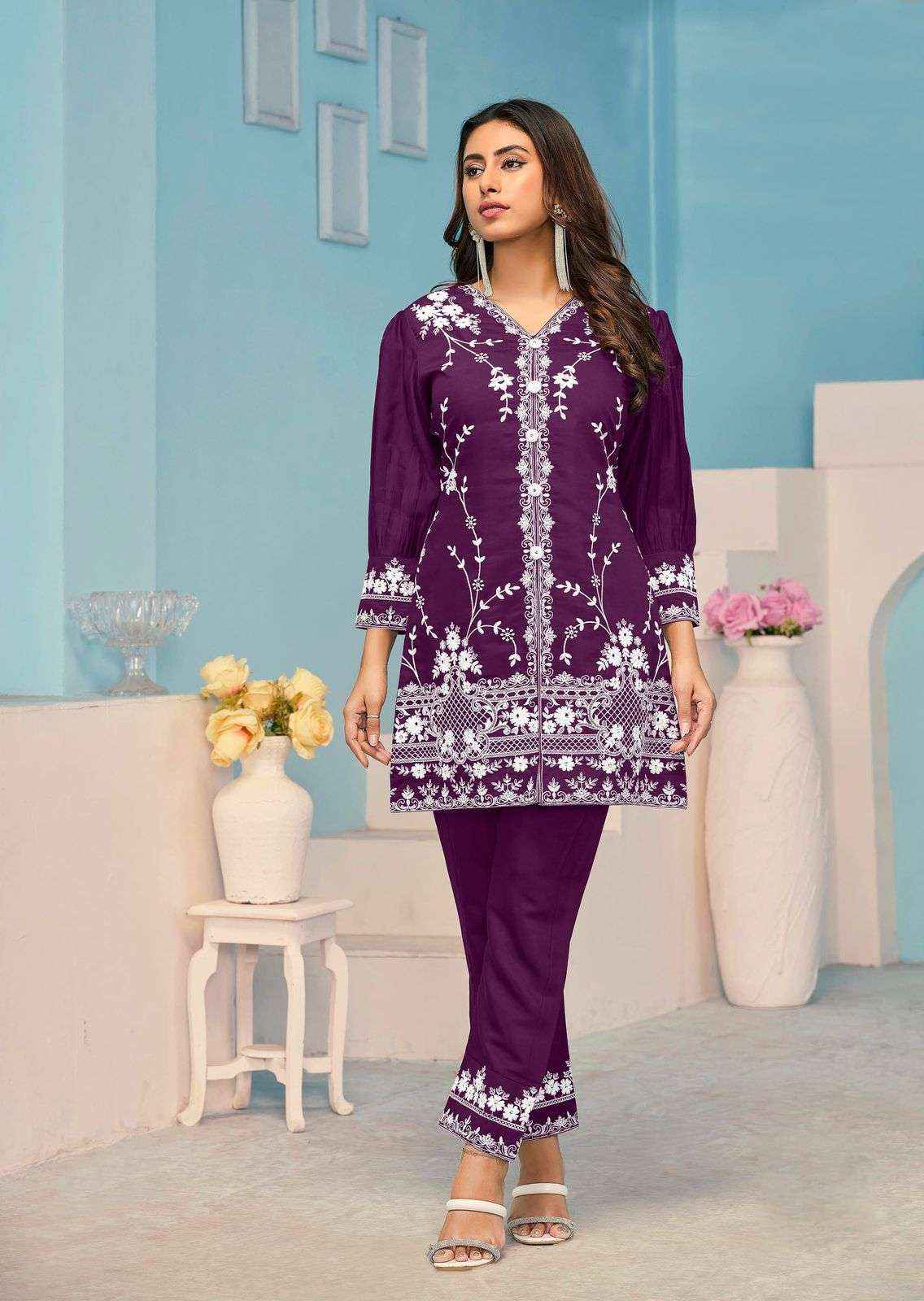 Vamika Veera Vol 3 Rayon Top With Bottom 5 pcs Catalogue