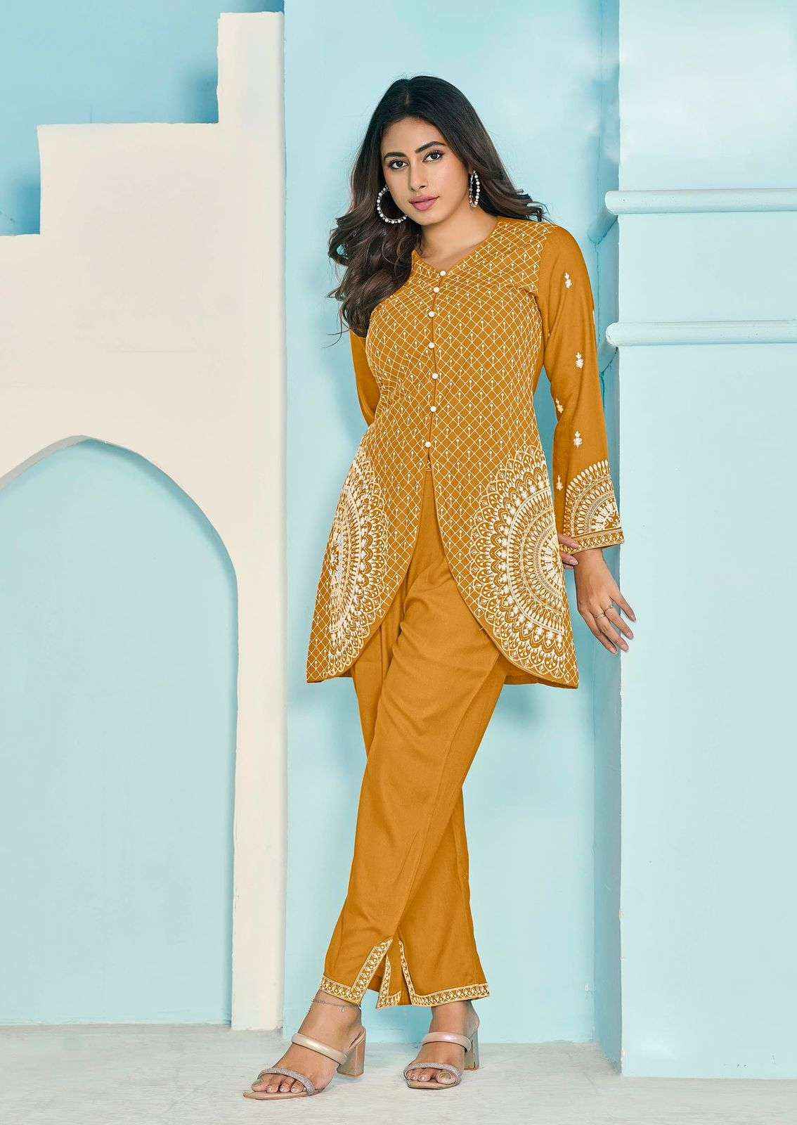 Vamika Veera Vol 3 Rayon Top With Bottom 5 pcs Catalogue