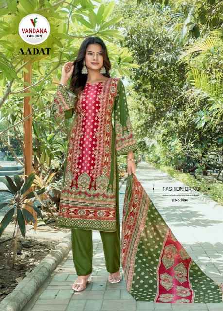 Vandana Fashion Aadat Vol 2 Viscouse Rayon Dress Material 6 pcs Catalogue