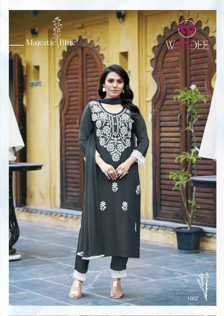 Woodee White Lotus Rayon Kurti Combo 6 pcs Catalogue