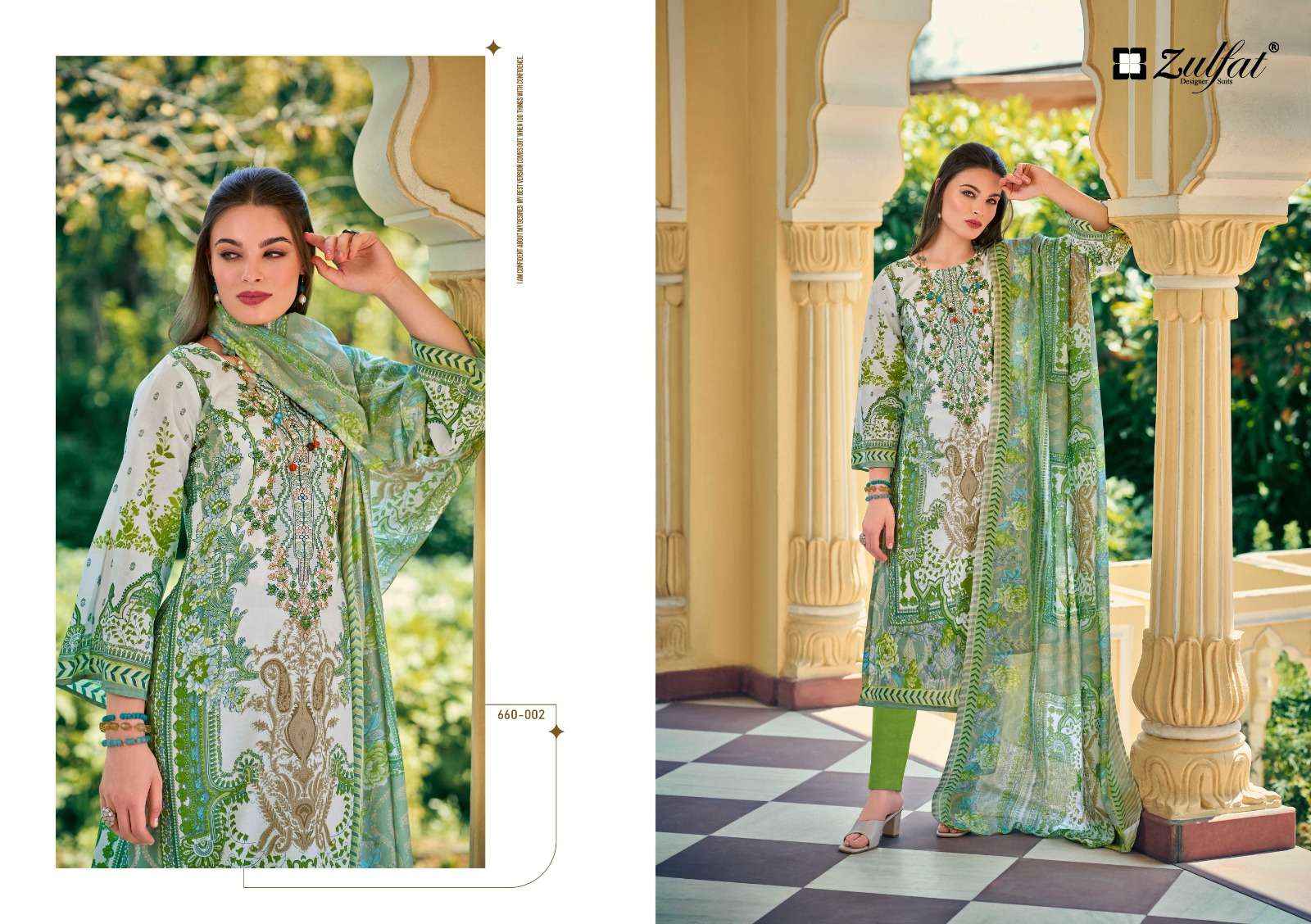 Zulfat Gulnaaz Vol 4 Cotton Dress Material 8 pcs Catalogue