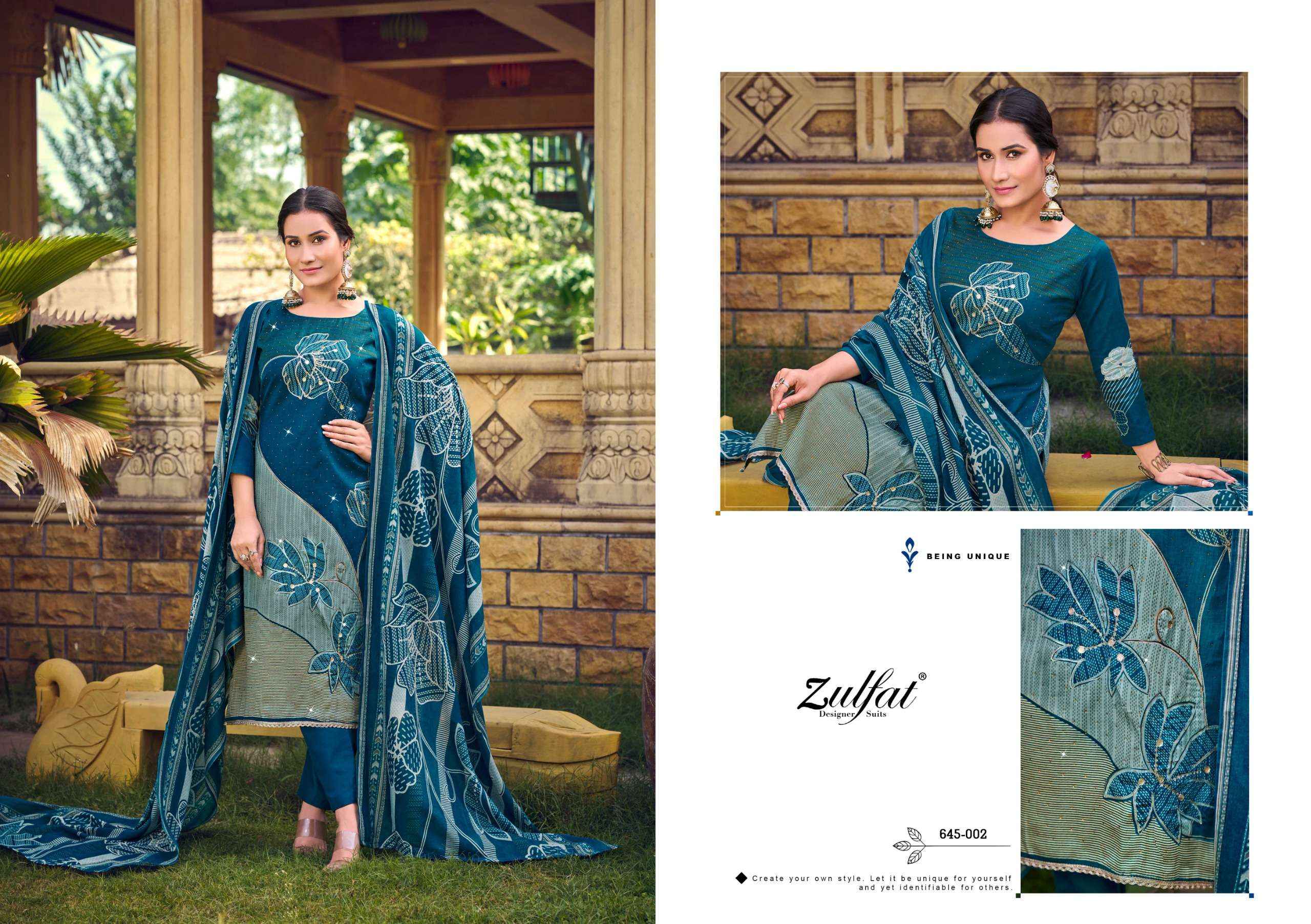 Zulfat Sajni Vol 7 Jam Cotton Dress Material 6 pcs Catalogue