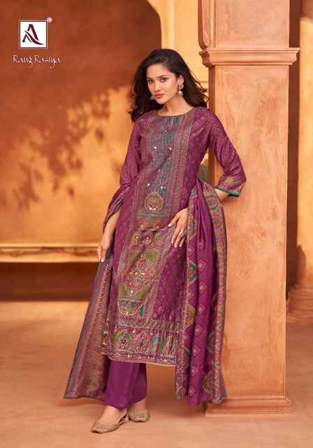 Alok Rang Rasiya Modal Dress Material 6 pcs Catalogue