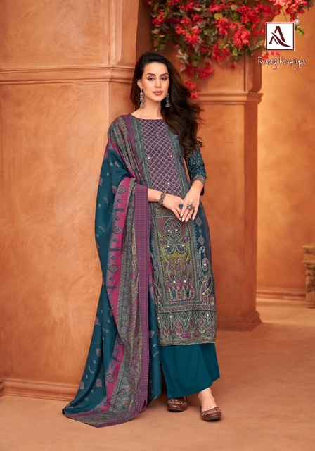 Alok Rang Rasiya Modal Dress Material 6 pcs Catalogue