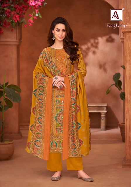 Alok Rang Rasiya Modal Dress Material 6 pcs Catalogue