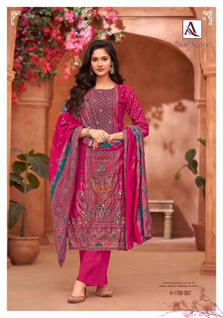 Alok Rang Rasiya Modal Dress Material 6 pcs Catalogue