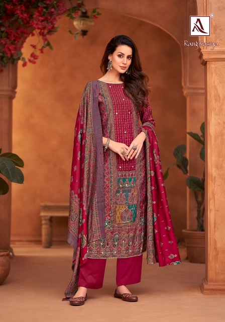 Alok Rang Rasiya Modal Dress Material 6 pcs Catalogue