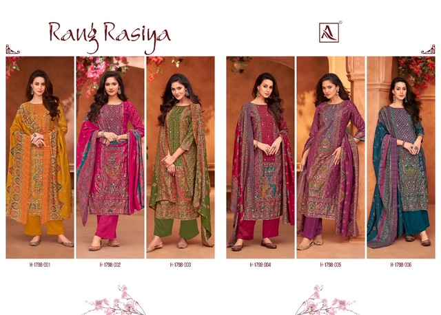 Alok Rang Rasiya Modal Dress Material 6 pcs Catalogue
