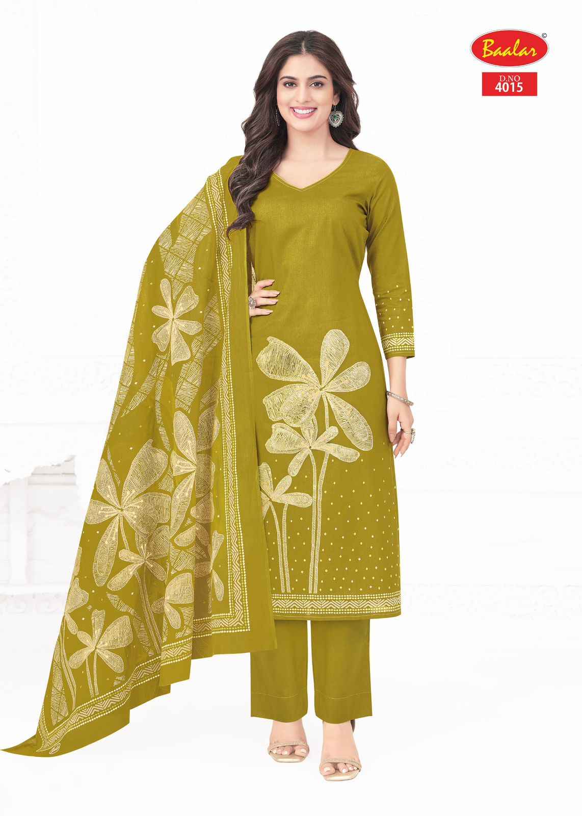 Baalar Pashmina Vol 4 Lawn Cotton Dress Material 10 pcs Catalogue