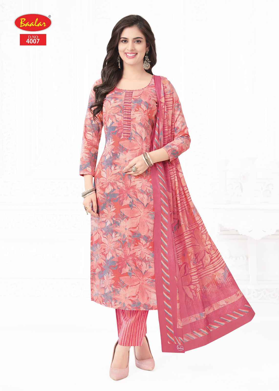 Baalar Pashmina Vol 4 Lawn Cotton Dress Material 10 pcs Catalogue