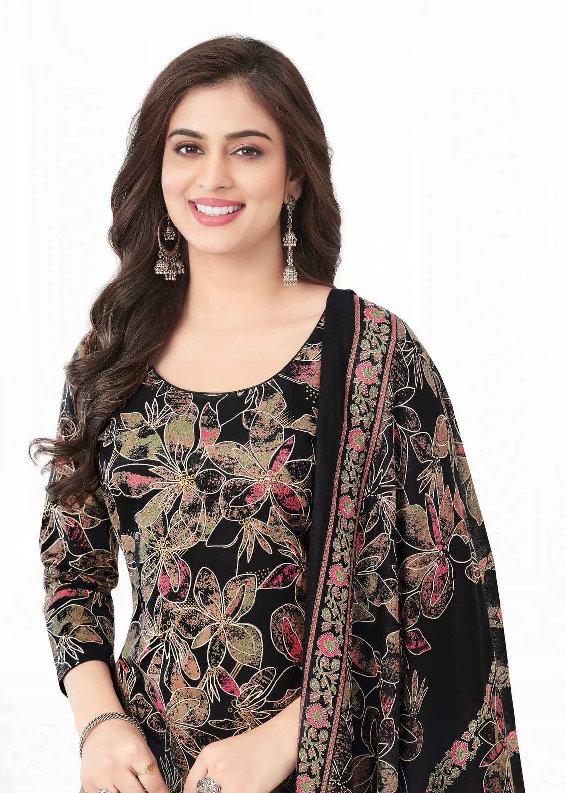 Baalar Pashmina Vol 4 Lawn Cotton Dress Material 10 pcs Catalogue