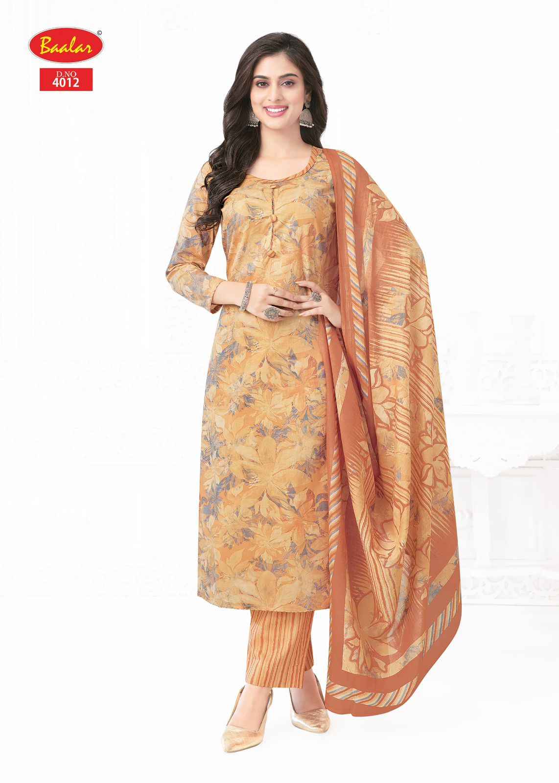Baalar Pashmina Vol 4 Lawn Cotton Dress Material 10 pcs Catalogue