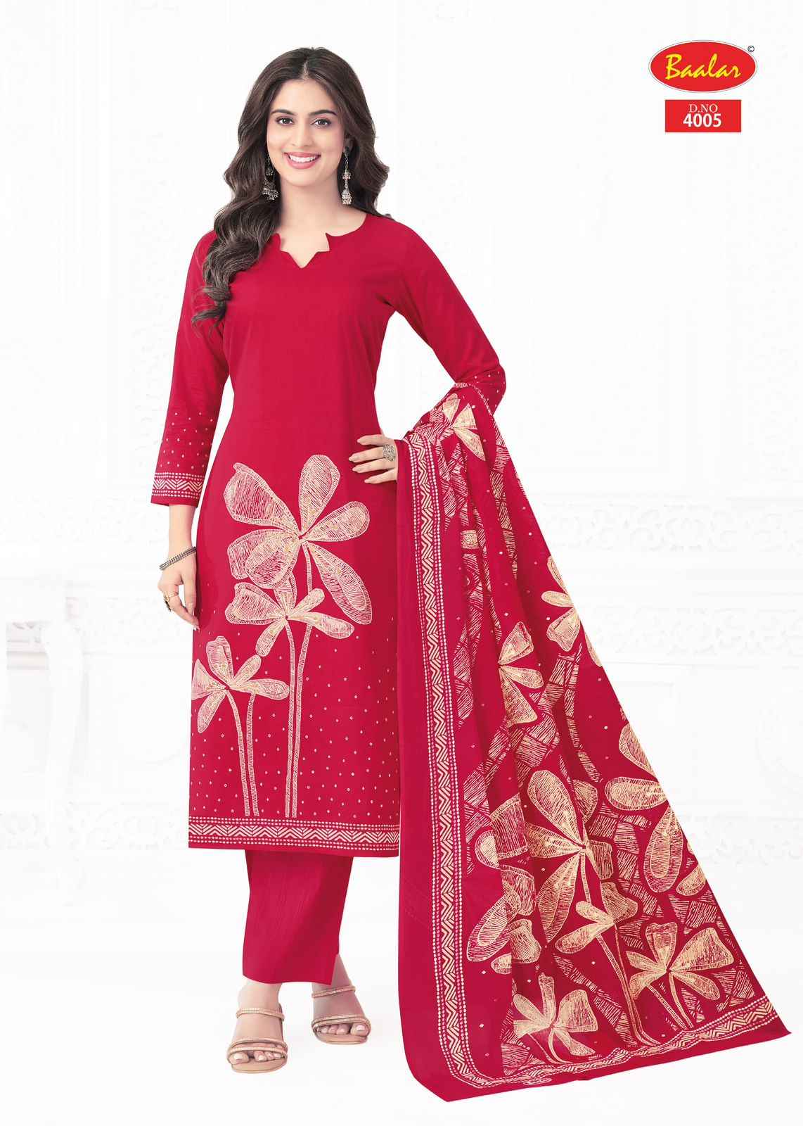 Baalar Pashmina Vol 4 Lawn Cotton Dress Material 10 pcs Catalogue
