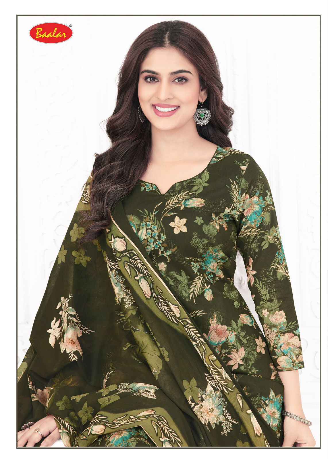 Baalar Pashmina Vol 4 Lawn Cotton Dress Material 10 pcs Catalogue