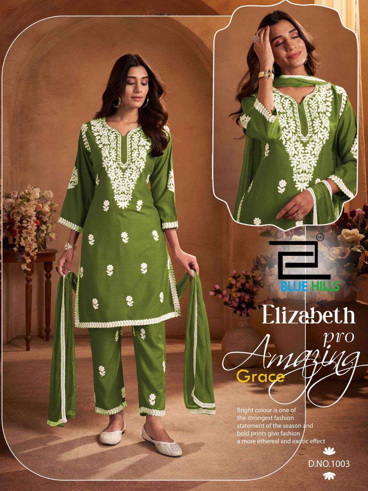 Blue Hills Elizabeth Pro Rayon Kurti Combo 4 pcs Catalogue