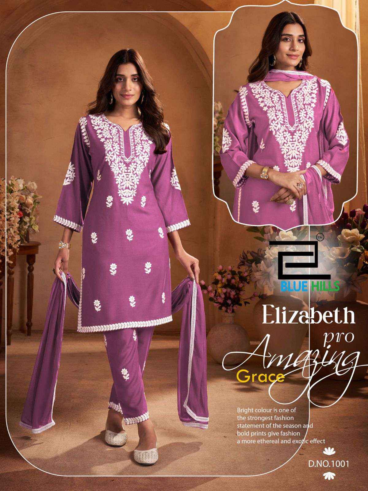 Blue Hills Elizabeth Pro Rayon Kurti Combo 4 pcs Catalogue