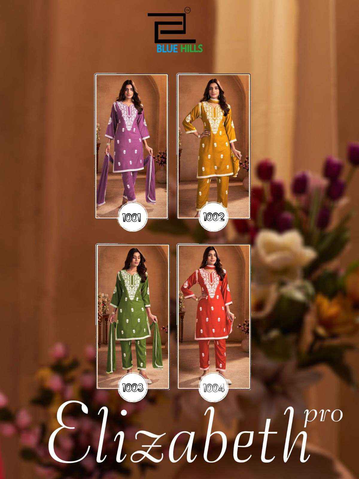 Blue Hills Elizabeth Pro Rayon Kurti Combo 4 pcs Catalogue
