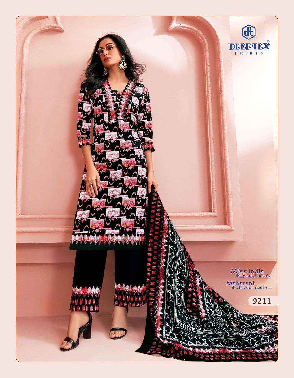 Deeptex Miss India Vol 92 Cotton Dress Material 16 pcs Catalogue
