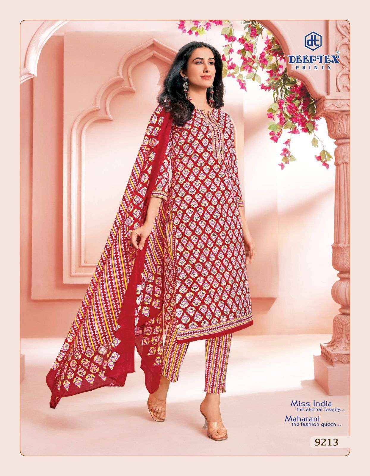 Deeptex Miss India Vol 92 Cotton Dress Material 16 pcs Catalogue