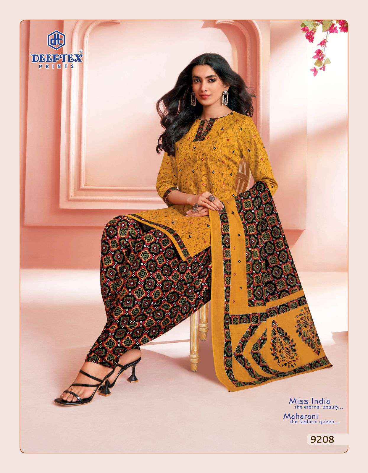 Deeptex Miss India Vol 92 Cotton Dress Material 16 pcs Catalogue