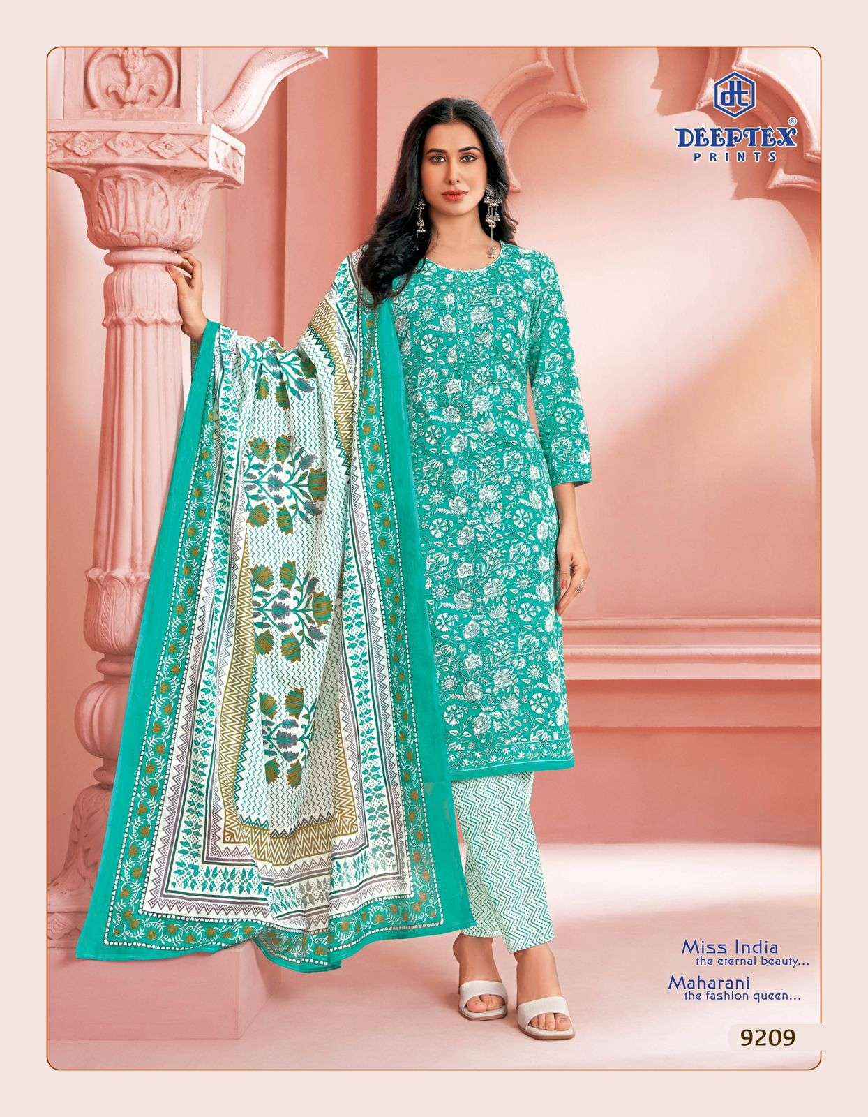 Deeptex Miss India Vol 92 Cotton Dress Material 16 pcs Catalogue