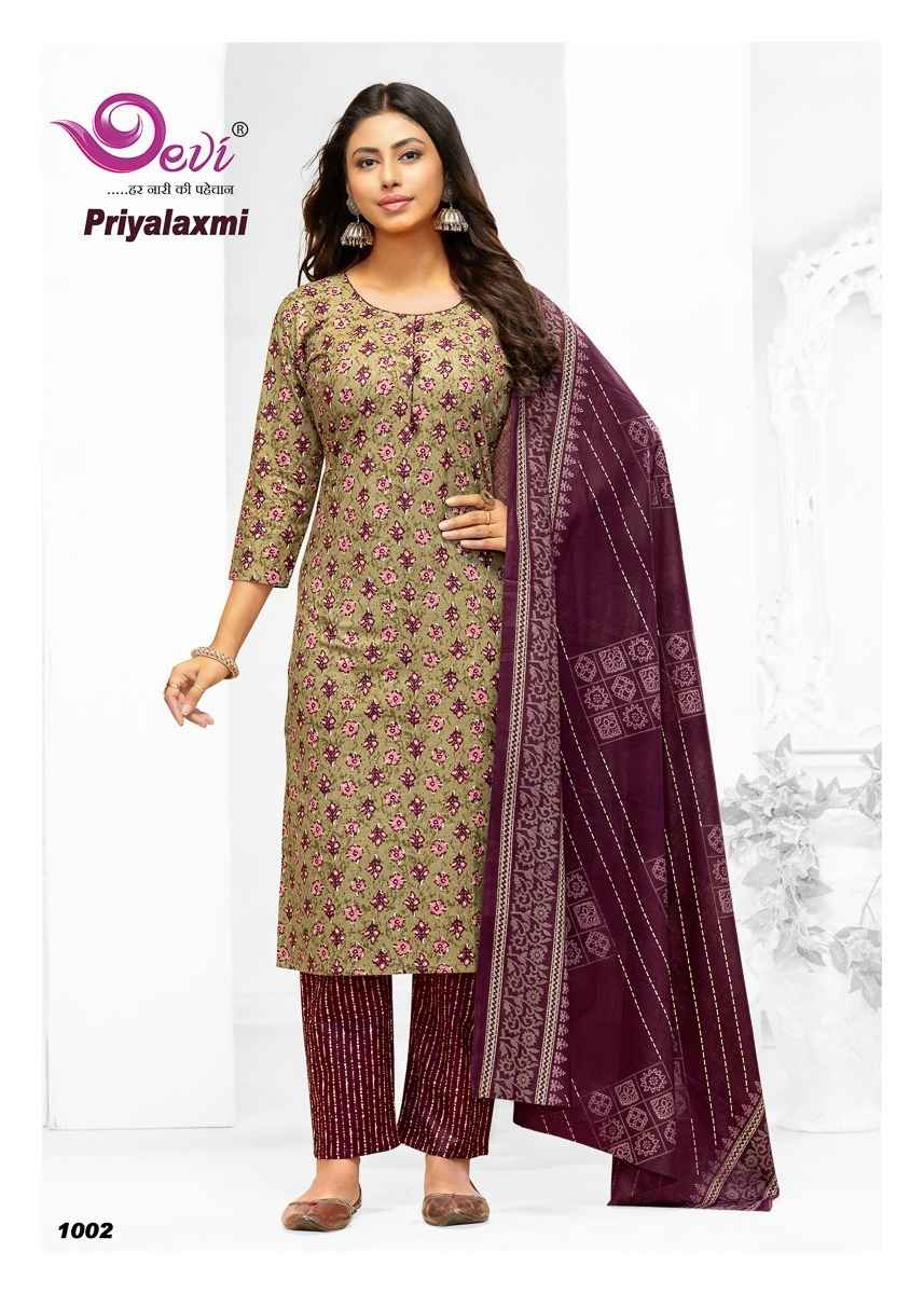 Devi Priyalaxmi Vol 1 Readymade Cotton Dress 12 pcs Catalogue