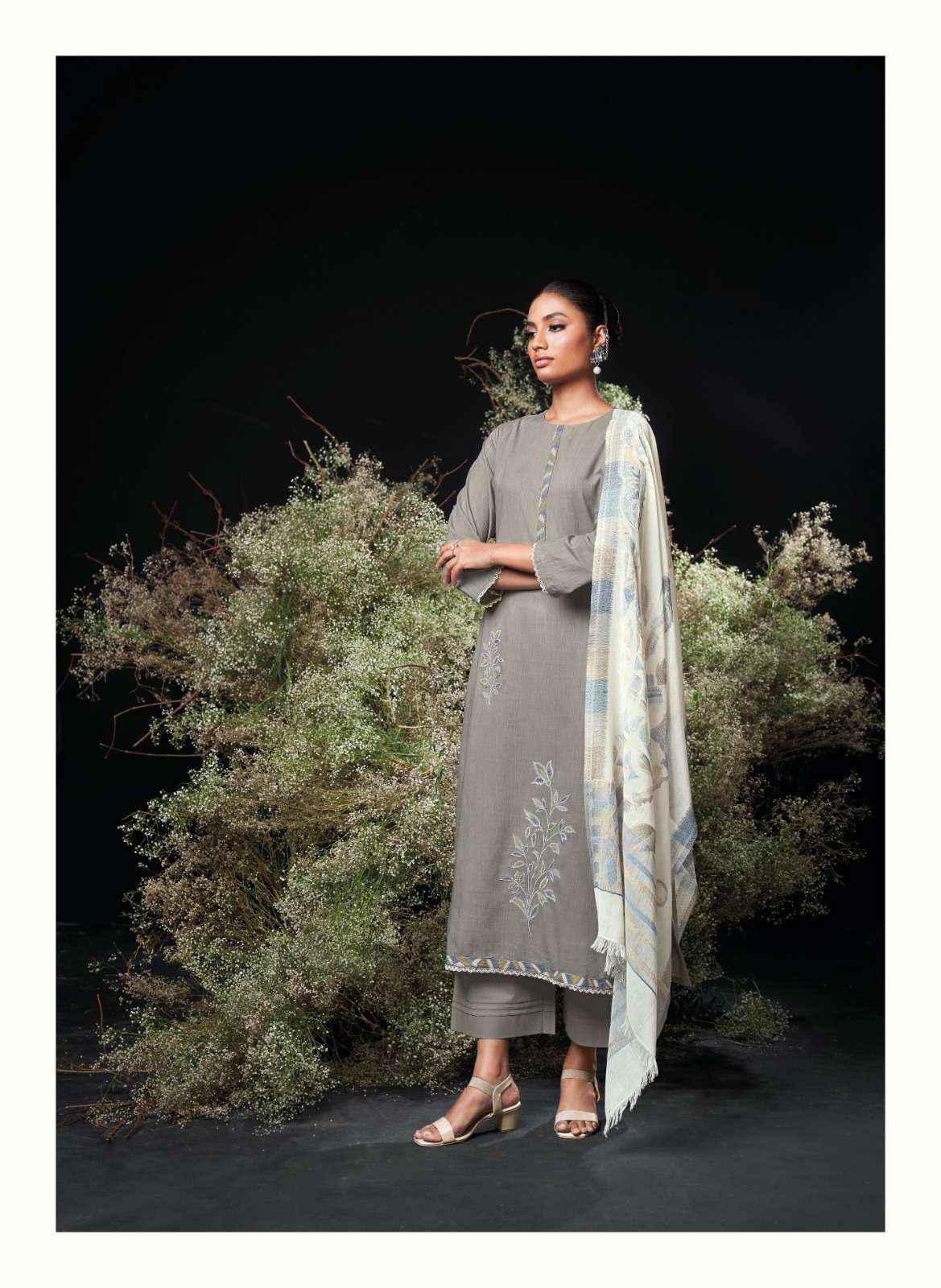 Ganga Charoline Cotton Dress Material 6 pcs Catalogue