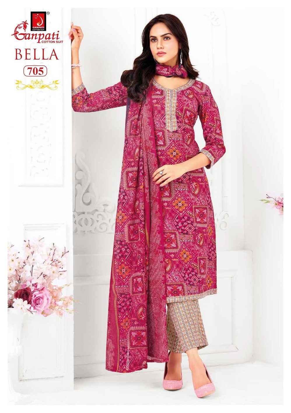 Ganpati Bella Patiyala Vol 7 Readymade Cotton Dress 15 pcs Catalogue