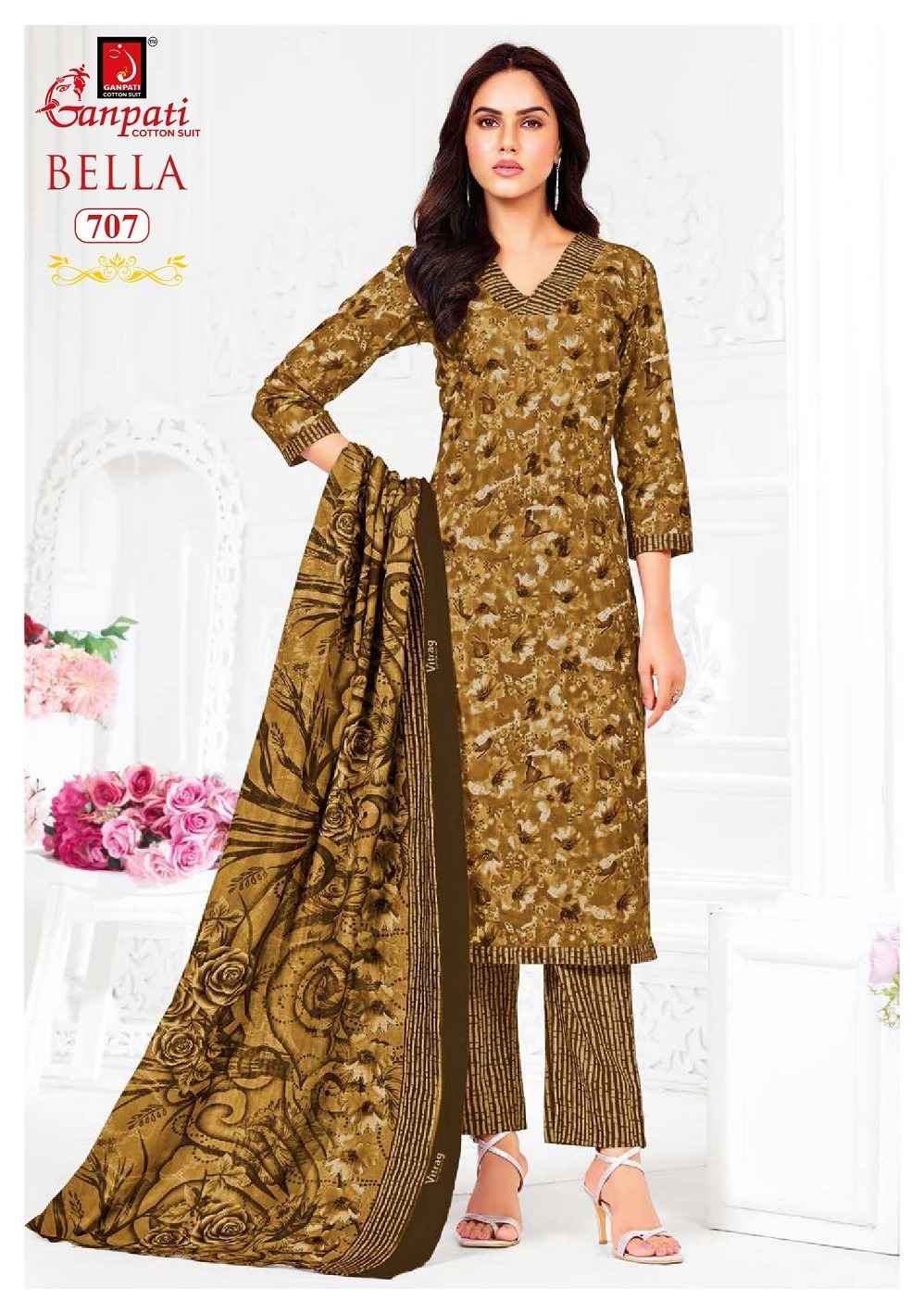 Ganpati Bella Patiyala Vol 7 Readymade Cotton Dress 15 pcs Catalogue