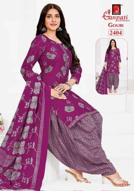 Ganpati Gouri Vol 10 Cotton Dress Material 15 pcs Catalogue