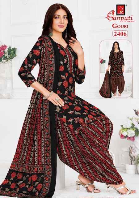 Ganpati Gouri Vol 10 Cotton Dress Material 15 pcs Catalogue
