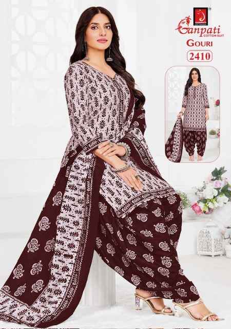 Ganpati Gouri Vol 10 Cotton Dress Material 15 pcs Catalogue