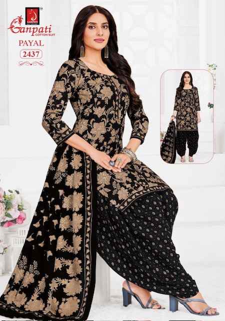 Ganpati Payal Vol 10 Cotton Dress Material 15 pcs Catalogue