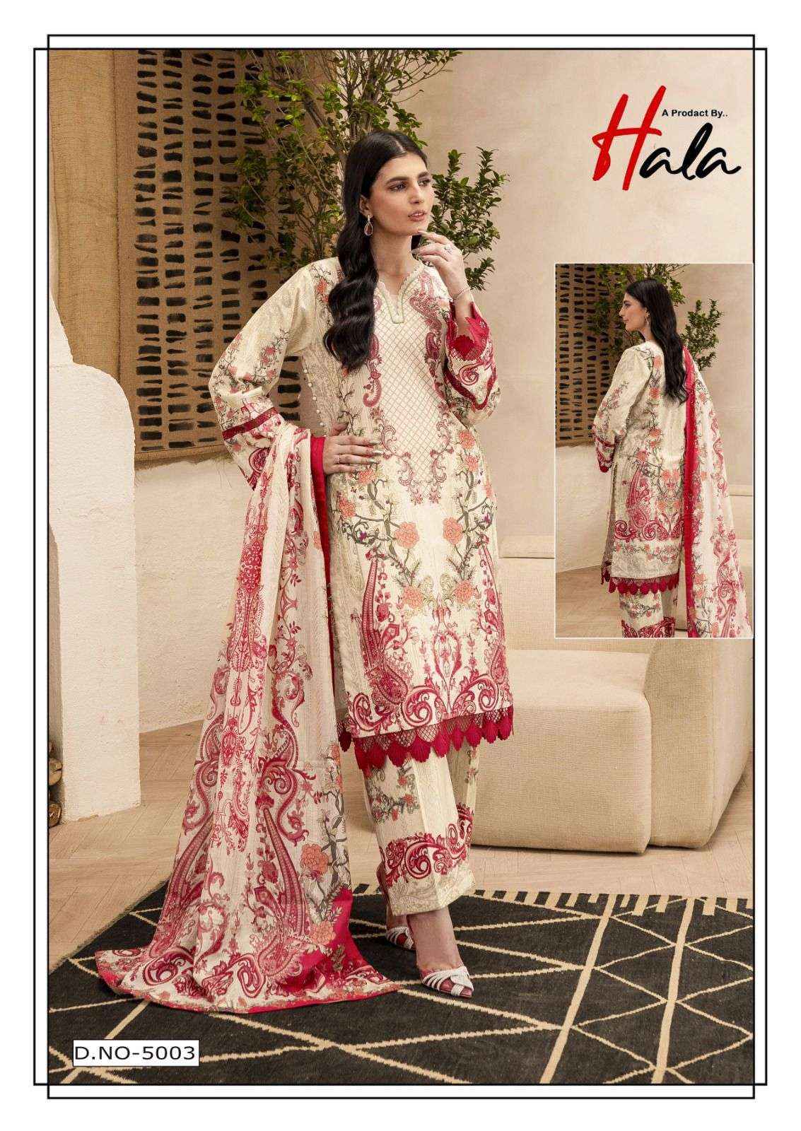 Hala Ramsha Vol 5 Cotton Dress Material 6 pcs Catalogue