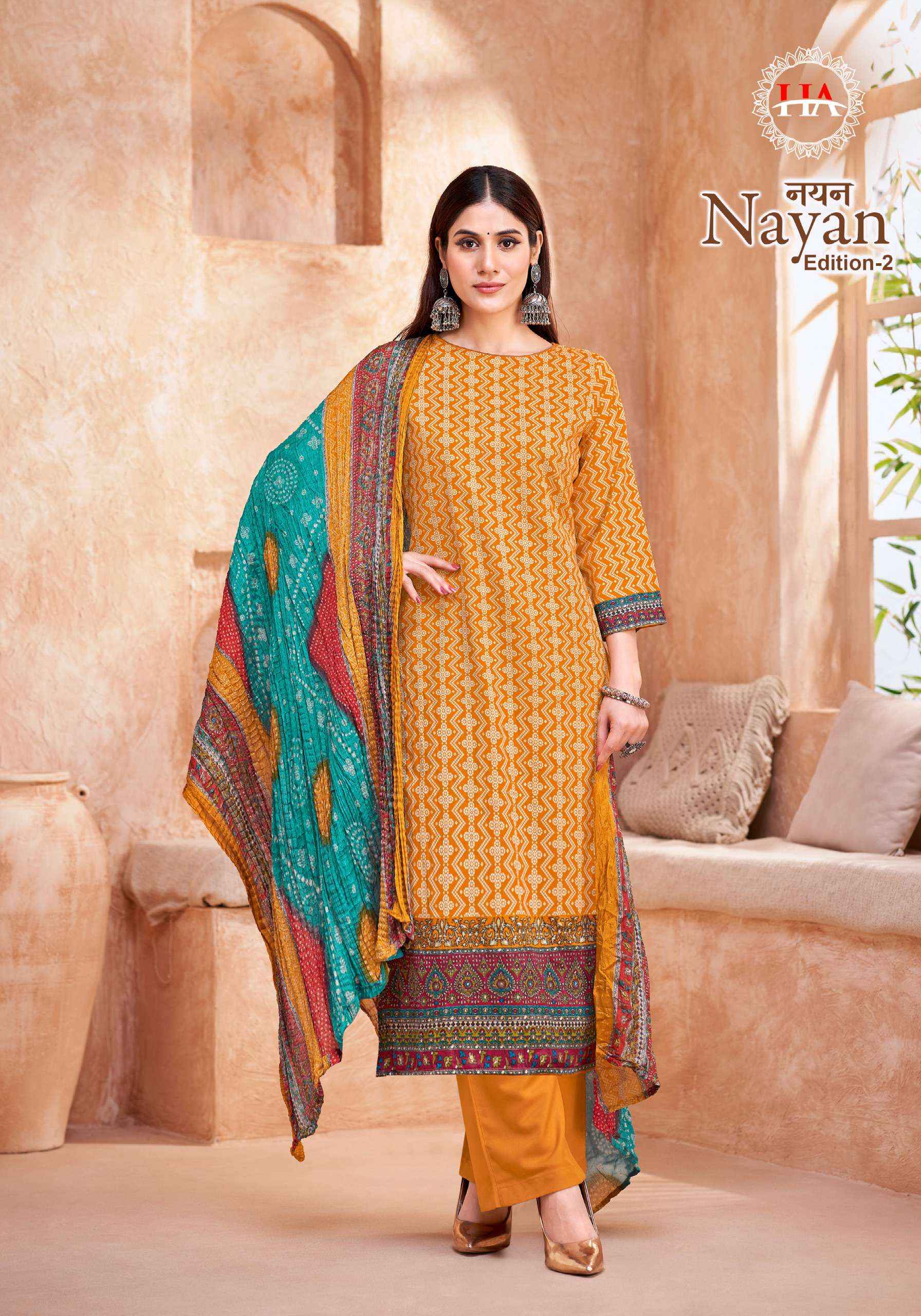 Harshit Fashion Hub Nayan Edition 2 Jam Cotton Dress Material 8 pcs Catalogue