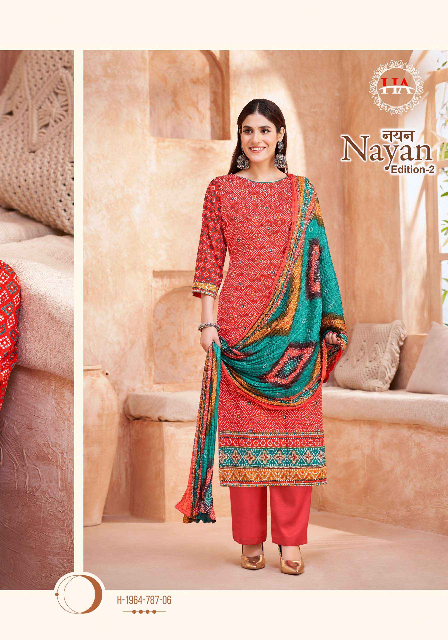Harshit Fashion Hub Nayan Edition 2 Jam Cotton Dress Material 8 pcs Catalogue
