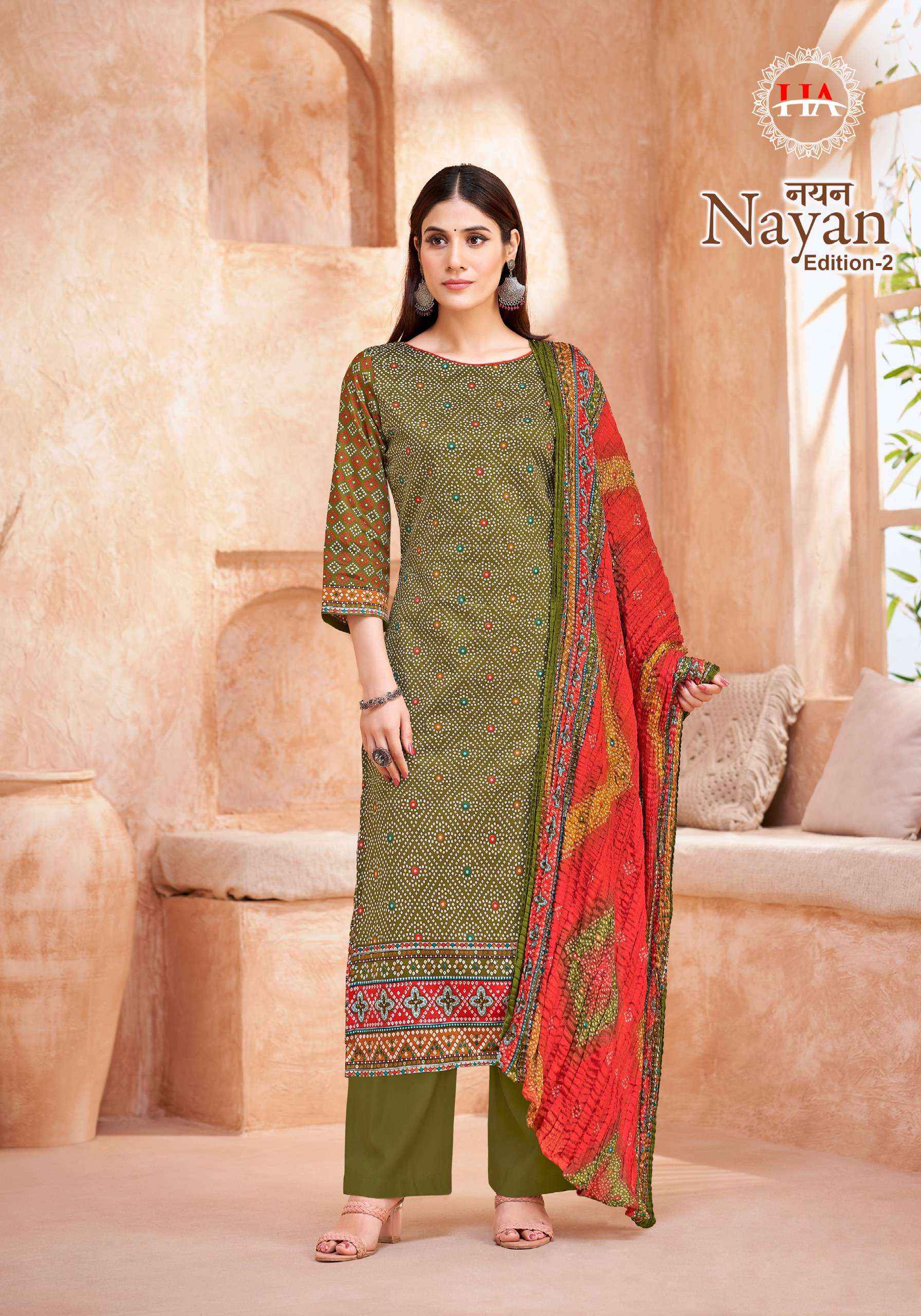 Harshit Fashion Hub Nayan Edition 2 Jam Cotton Dress Material 8 pcs Catalogue