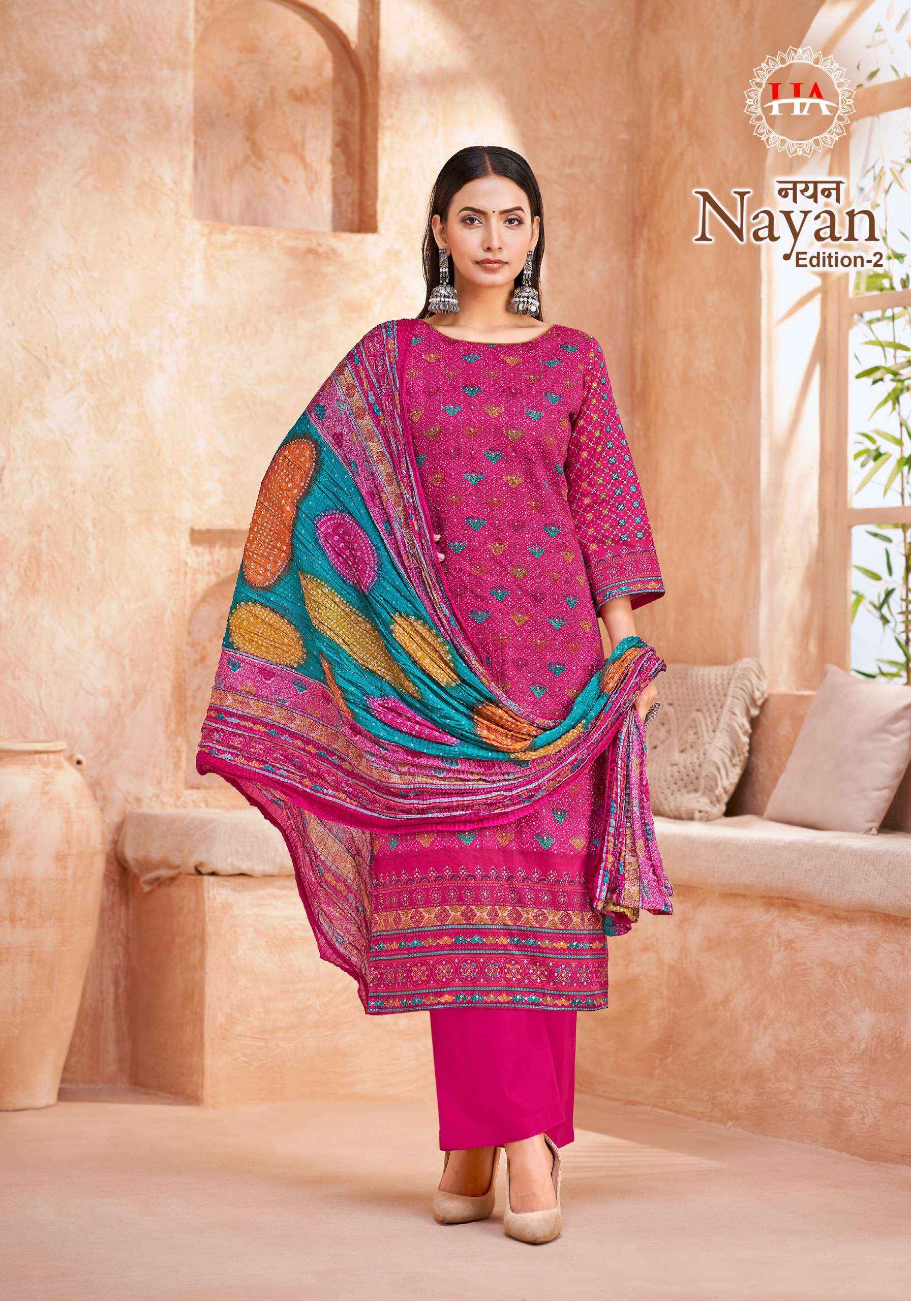 Harshit Fashion Hub Nayan Edition 2 Jam Cotton Dress Material 8 pcs Catalogue