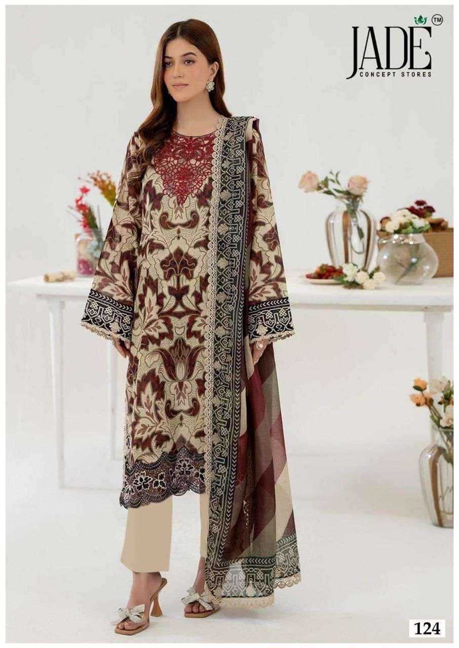 Jade Chevron Vol 13 Cotton Dress Material 6 Pc Catalog