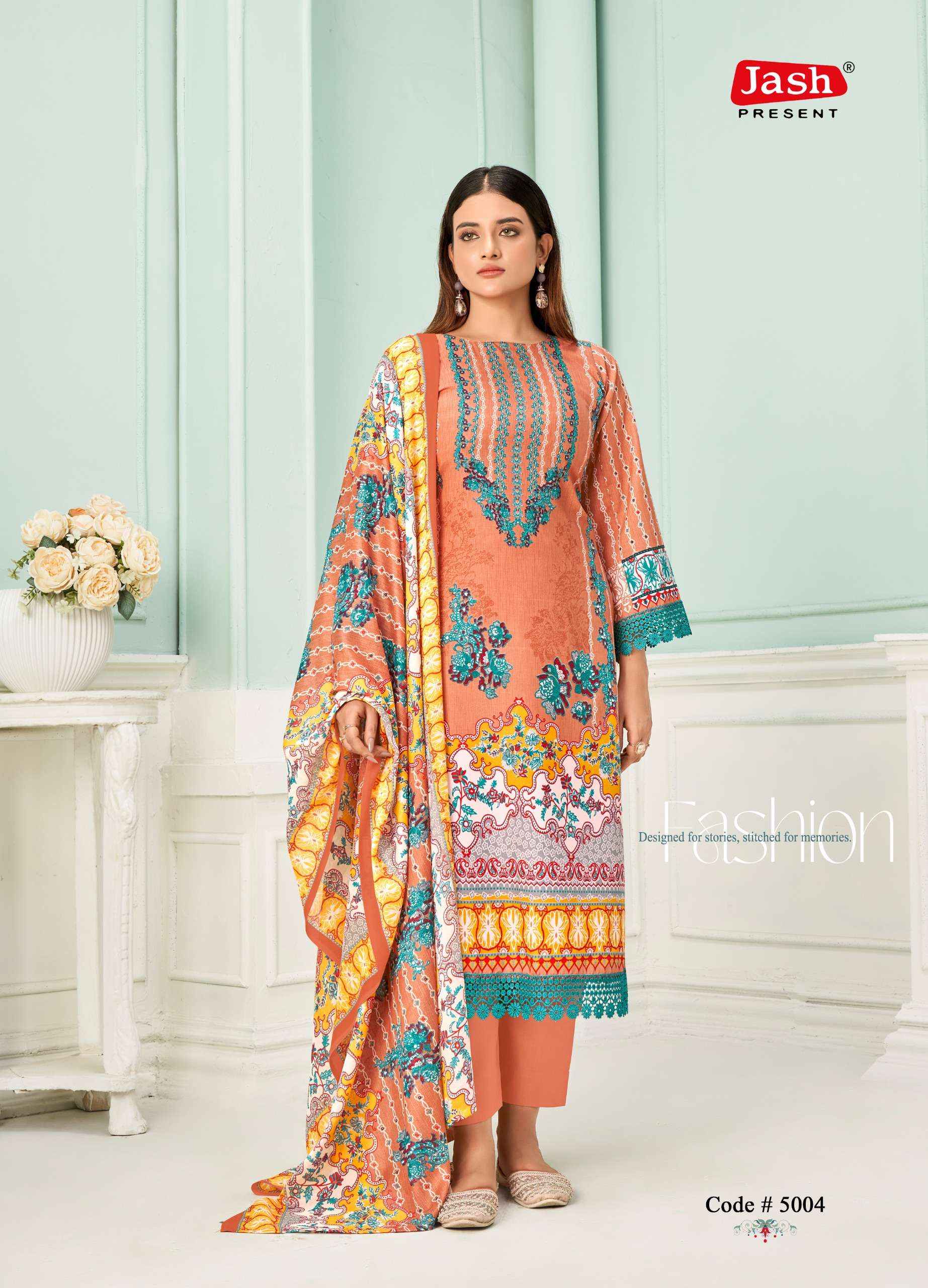 Jash Qurbat Vol 5 Cotton Dress Material 8 pcs Catalogue