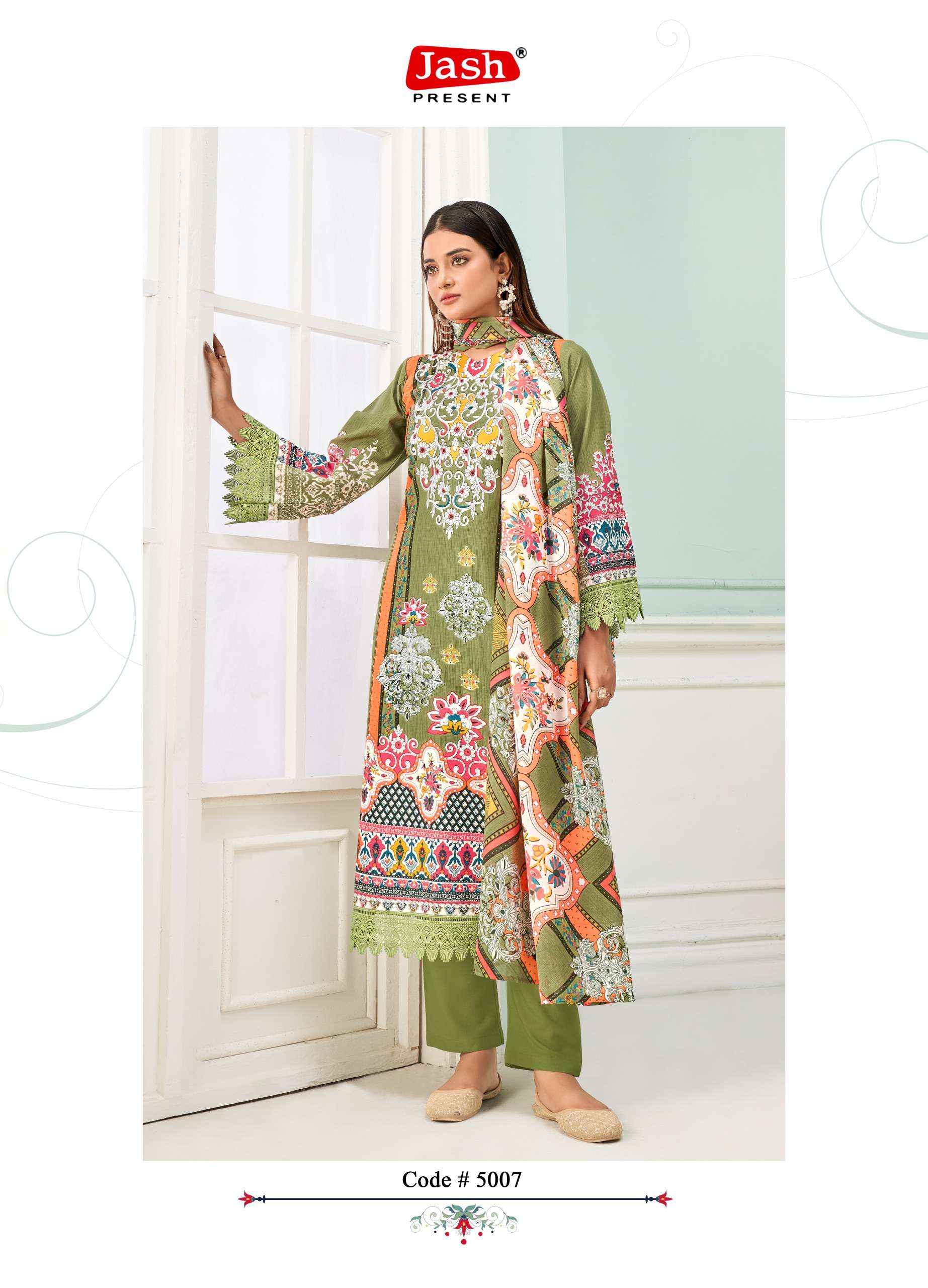 Jash Qurbat Vol 5 Cotton Dress Material 8 pcs Catalogue