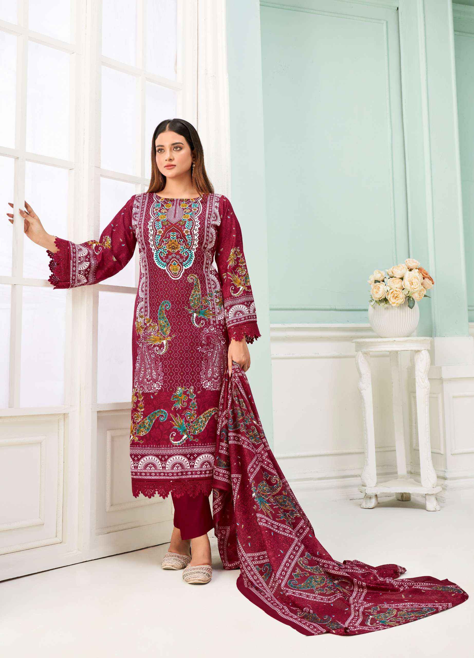 Jash Qurbat Vol 5 Cotton Dress Material 8 pcs Catalogue