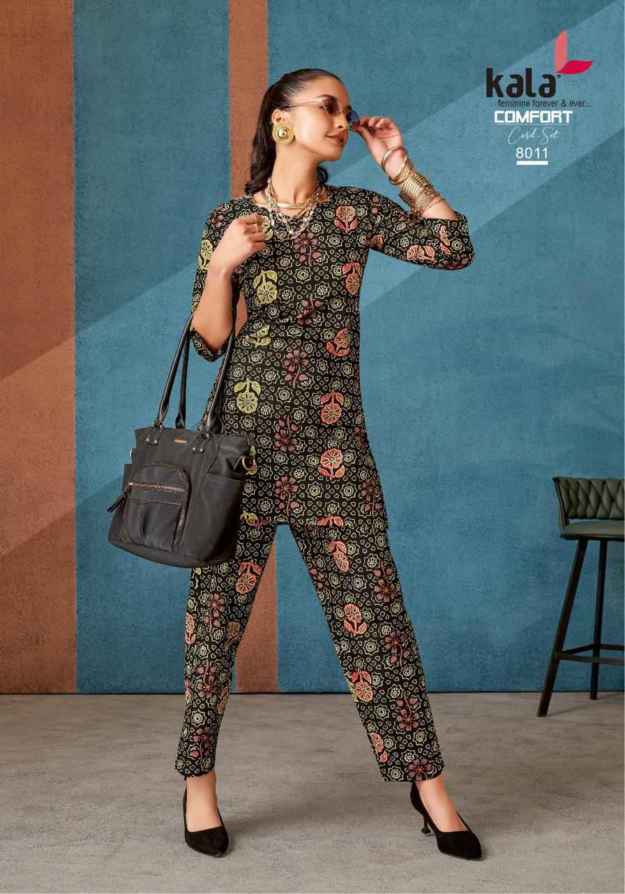Kala Comfort Vol 3 Cotton Co Ord Set 12 pcs Catalogue