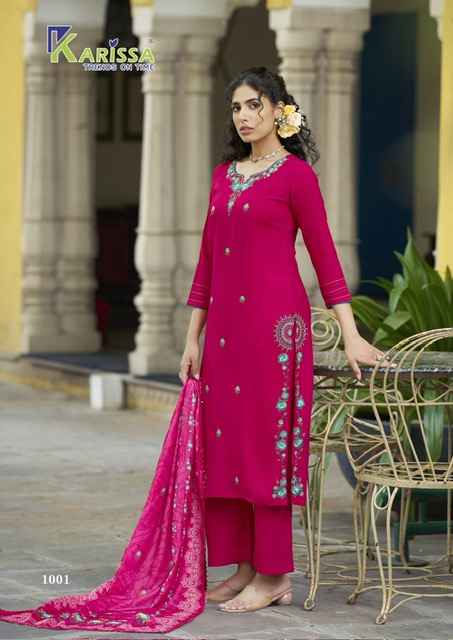 Karissa Aastha Liva Rayon Kurti Combo 4 pcs Catalogue